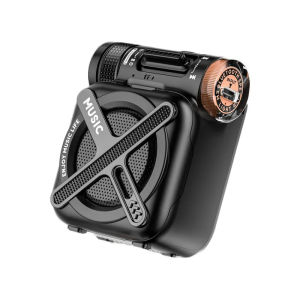 Pocket Bluetooth Speaker IPX5 Waterproof Outdoor Subwoofer Wireless TWS Stereo Music with Microphone Support TF Card