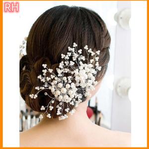 🔥🔥🔥ranghe ดอกไม้แต่งงานผมหมุดเพื่อนเจ้าสาวคริสตัล Diamante ไข่มุกเจ้าสาวคลิปจับ