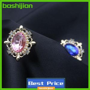 bashijian เครื่องประดับผมหัวเข็มขัดประดับพลอยเทียมขนาด29x32มม. อุปกรณ์ตกแต่งงานแต่งงาน