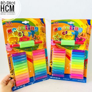 [24 MÀU 300 GRAM] Đồ chơi trẻ em đất nặn đất sét kèm dụng cụ cho bé vừa học vừa chơi thỏa sức sáng taọ modeling clay