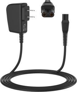 Dây sạc 15V phù hợp với Norelco HQ8505 3000 5000 6000 7000 9000 Series Multigroom MG5750 MG7750 MG7770 MG7790 QP6531 BG7030 BG7040 BG5025 S9987 Dây nguồn máy cạo râu máy tỉa lông.