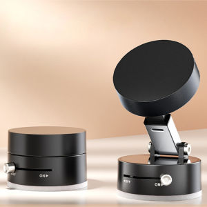 🔥HOT🔥2025 New Double-Sided Suction Cup Magnetic Phone Holder 360° Rotating Foldable Vacuum Adsorption Car Phone Holder Suitable for Windshield Dashboard Navigation Holder