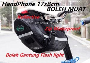 Cycling Bag Bicycle Bag B-SOUL Bike Bag Saddle Bag Bicycle Bag Waterproof Bag Basikal MTB RB Sports and Outdoor