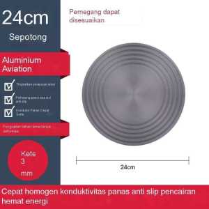 tatakan panci anti gosong 26cm multifungsi alas kompor