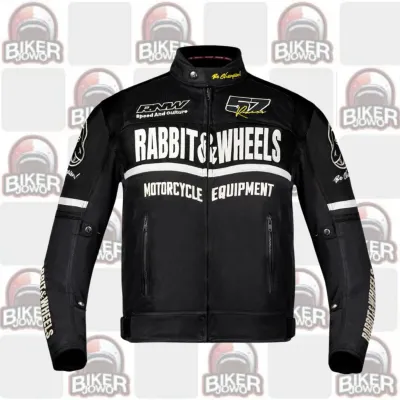 Rabbit And Wheels Combo Legacy Bikers Jacket Hits Bapak Jokowi Trend Motorsport Jacket