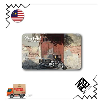 Malaysia Penang Gift Street Art Souvenir Fridge Magnet 9cm x 5.5cm