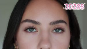Mi giả tự nhiên Jiocolor mi giả sợi tơi mi giả dải trong suốt Mi giả ngắn tạo vẻ tự nhiên dải mi trong suốt mi giả dạng dải mi 3D288.