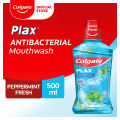 Colgate Plax Antibacterial Mouthwash Peppermint Fresh 500mL. 