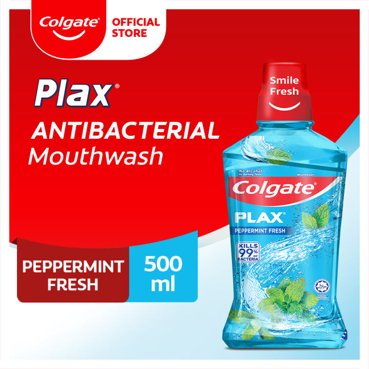 Colgate Plax Antibacterial Mouthwash Peppermint Fresh 500mL