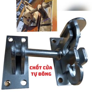 Bộ chốt cửa cổng cửa nhà tự đóng thông minh thép dày cắt CNC loại tốt cho các loại cửa to và nhỏ