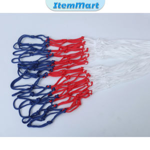 ItemMart 4mm/5mm Standard Basketball Nets All-Weather Heavy Duty Outdoor Net Competitions Replacement Net