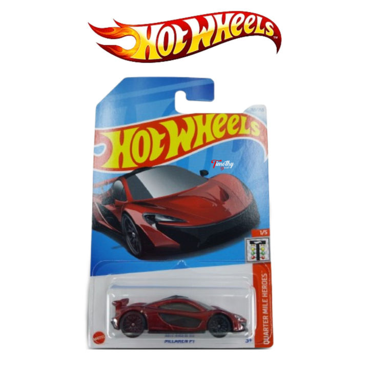 Hot Wheels McLaren P1 Merah Maroon Quarter Mile Heroes