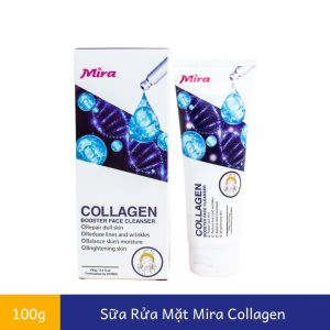 Sữa rửa mặt Mira OK061 trà xanh sữa gạo hạt mơ collagen nha đam lô hội giúp làm sạch sâu 100g