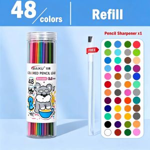 36 Colors Automatic Colored Pencils Replaceable Core Childrens Drawing Pens Colouring Pencil School Supplies