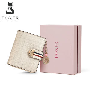 FOXER Women Leather Wallet Small Bifold Wallet Wallet Card Holder