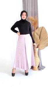 CELANA KULOT WANITA KANCING TIGA MODEL TEBARU VIRAL KEKINIAN FASHION MUSLIM