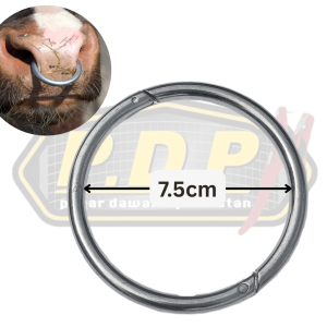 Cow Nose Ring/ Applicator/ Holder Cattle Cow Ternakan Lembu Kerbau Stainless Steel Orange Yellow