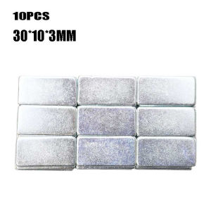 Magnet Kotak Neodymium 10 Buah Magnet Kuat Presisi Untuk Aplikasi Industri Hobi 20x10x3mm 30x10x3mm