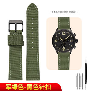 For SKX007 SKX009 wristband Nylon Canvas Durable Sport Padded Watch Strap comfortable Leather Lining Band 18 19 20 21 22 23 24mm2026