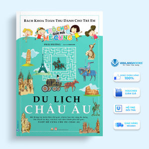 Sách - Trò Chơi Giải Mã Mê Cung - Du Lịch Châu Âu-Vanlangbooks