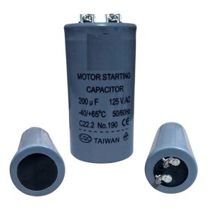 Tụ Điện Đề Tụ Điện Phóng 125vac Điện Dung 200mfd 300mfd 400mfd 600mfd Động Cơ Điện 1 Pha 220vac chậm tua