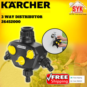 SYK Free Shipping Karcher 26452000 3 Way Adaptor Distributor Water Tap Outdoor Gardening Tools Hose Connector