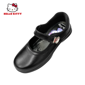 Hello Kitty รองเท้านักเรียนเพื่อสุขภาพรุ่นใหม่ล่าสุด ตัวล็อคลายคิตตี้ แบบล็อคเข็มขัด รุ่นKTL-529