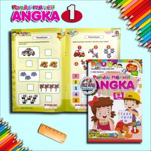 [SJ] Buku Pandai Menulis Angka dan Huruf