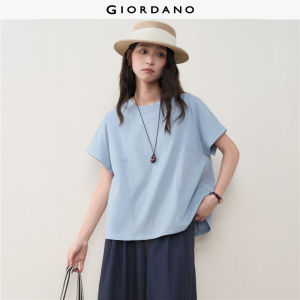 Giordano Women Women Pure Cotton T-Shirt Free Shipping 18326210