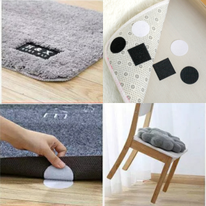 Miếng Dán Cao Cấp Khóa Xám Đa Năng Bằng Kim Loại Dính 6cm Chống Trượt Có Keo Dính