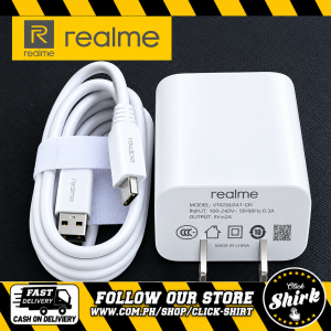 Fast Charging 2.4A REALME 2 in 1 Travel Charger With Android(V8)Data Cablea