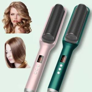Local Stock 2 in 1 Hair Straightener Curler Anion Dry Wet Dual-purpose Hair Styling Appliances