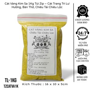 Cát Kim Sa Phong Thuỷ 1Kg – Tải Lộc Bình An Trang Trí Lư Hương