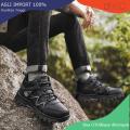 Prelesty Olahraga Outdoor Sepatu Boots Pria Tinggi Hiking Waterproof Mendaki Touring Gunung Casual Kerja Adventure Anti Slip Keren 339. 