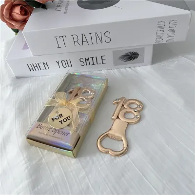 【COD】 Souvenir Giveaways For Birthday 18th Birthday Anniversary Bottle Opener