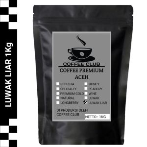 Kopi Hitam Aceh Pria / Kopi Gayo Aceh Asli Lanang Jantan Honey 1Kg