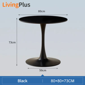 Nordic style Coffee Table 80CM Round Table Meja Kopi Cafe Table Side Table Minimalist Table Meja Kopi Ruang Tamu Dining Table Discussion Table