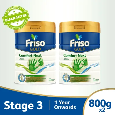 Friso Gold Comfort Next 800g - Specialty Growing Up Milk For 1 Year Onwards (Bundle of 2)