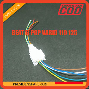Socket - Soket Sensor ckp 6 Pin/Kaki 6 K46 Honda Beat FI Beat POP Vario 110 Vario 125 Esp ORIGINAL