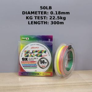 Asuka Super Game X9 Garis Jalinan Pelbagai Warna /Asuka Super Game X9 Multi Color Braided Line