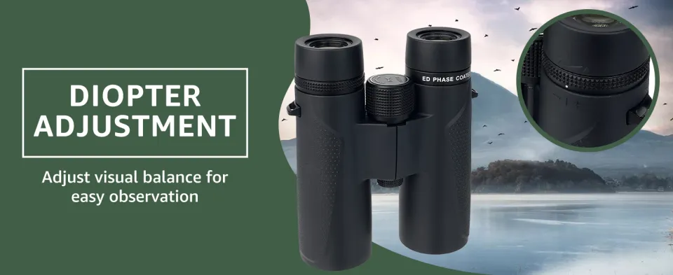 Svbony SV202 Binoculars For Adults, 8x32mm ED Glass Bak4 Roof Prism Ipx7 Waterproof H 879903 - View #7