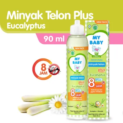 My Baby Minyak Telon Plus Eucalyptus & Lavender - Pengusir Nyamuk & Pembersih Kulit Bayi 150ml/90ml/60ml EXPD 01.2027