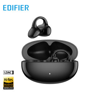 EDIFIER LolliClip Open-Ear Wireless Earbuds Bluetooth 5.4 Earphones with 13mm Dynamic Drivers Adaptive ANC Spatial Sound with Head-Tracking Hi-Res Audio Certified Health Monitoring 39H Playtime