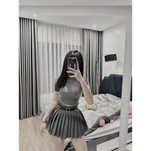 🍒🍒🍒 CHÂN VÁY TENIS DẬP LY CÓ LÓT TRONG TẶNG KÈM NỊT  CHÂN VÁY THỂ THAO V6