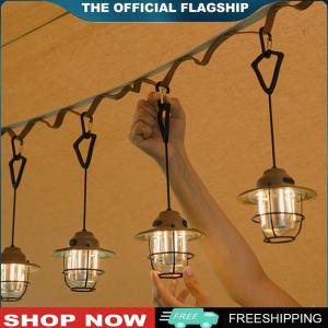 [LEAZEN]Camping Light 1200mAh Mini Metal Chandelier IPX4 Waterproof Retro Atmosphere Chandelier Stepless Dimming Type C Charging