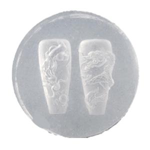 DIY Silicone Nail Stamping Plate Dragon/Snake Nail Carving Molds Silicone Stamping Nail Art Molds Silicone Material