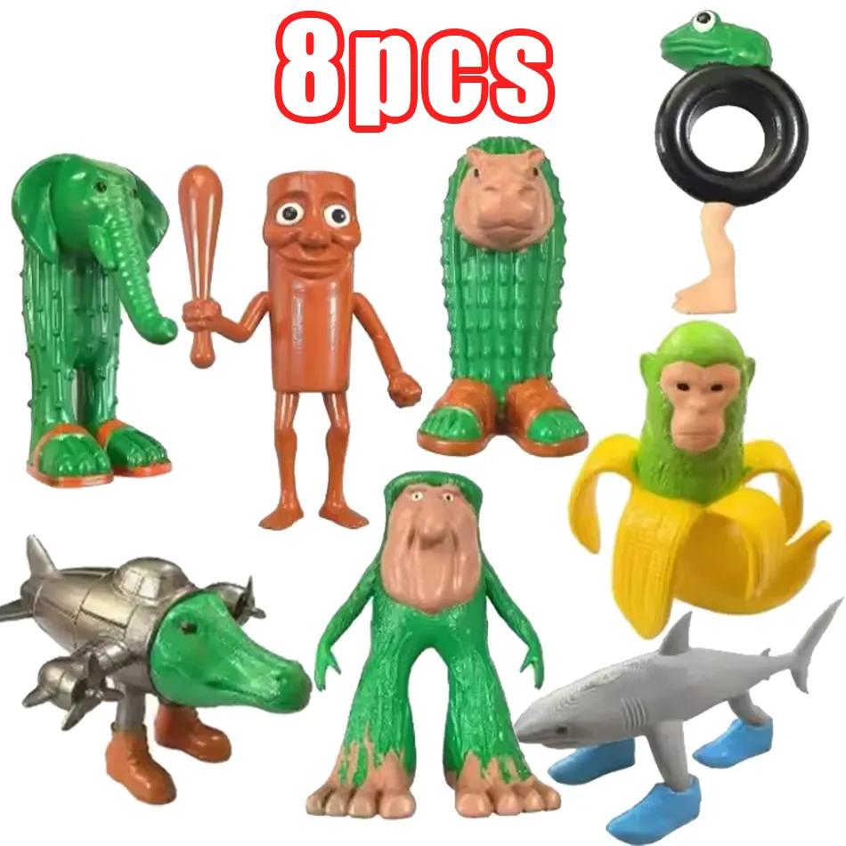 SIUVEY Tralalero Tralala Figure Bombardiro Crocodilo - Figurine 3D Printed Italian Brainrot Animal Pour Collection