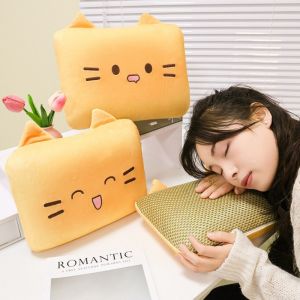 MYCOLOR ระบายอากาศได้ หมอนนอนแมว สะดวกสบาย นุ่มนวล หมอนอิงที่ซักด้วยเครื่องได้ ประหยัดต้นทุน การ์ตูน หมอนฟองน้ำ ใช้โซฟา