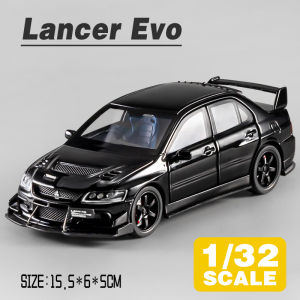 LEO 1:32 Mitsubishi Lancer Evolution Ⅸ Diecast Model Car Alloy Cars Toys Collection Gift For Kids Boy Girl