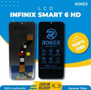 LCD TOUCHSCREEN INFINIX X6512 / X665 / SMART 6 HD / HOT 12I 2OI FULLSET ORI BY ROKER